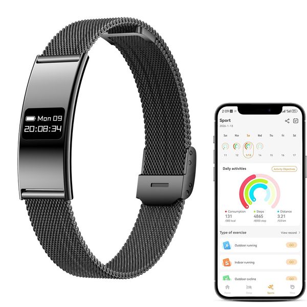 B8 Smart Bracelet for Women Men, Fitness Trackers Bracelet, Sleep Tracker Health Bracelets,Smart Band Activity Watchs