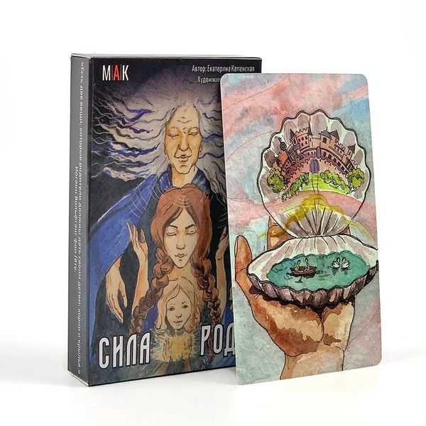 Russian Tarot: Cha Poa Tapo Tarot Deck Fate Divination Board With Paper Multiplayer Interactive Cards Game