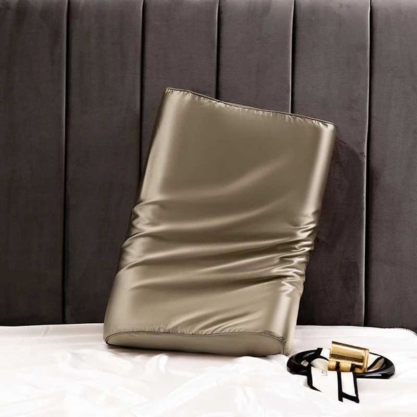 Pillow Case Satin Silk case for Memory Foam and Latex Solid Cushion Cover Hair Skin Protect Decorative Case 30x50cm/40x60cmL260522