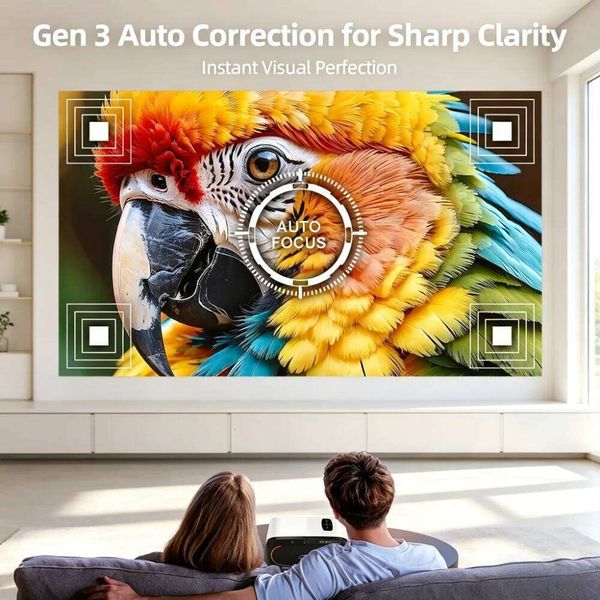 CAIWEI A9S Projector Movies 4K 4200ANSI Google TV Full HD 1080P Home Cinema Auto Focus Smart Portable Projectors for Outdoor 26L0522