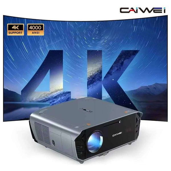 CAIWEI S7+ 1080P Full HD 4K Support Projector Auto Focus Google TV Home Cinema Video Theater Smart Projectors Portable Outdoor 26L0522