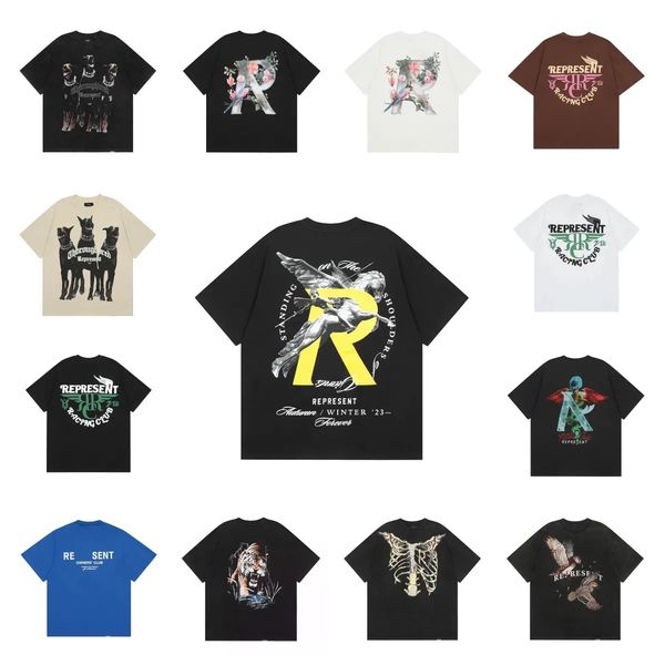representers tshirt Designer summer Shirts Men's Retro Letters Printed Gothic Tee Owners Club Cotton Short Sleeves T-Shirt pullover oversized pull t shirt