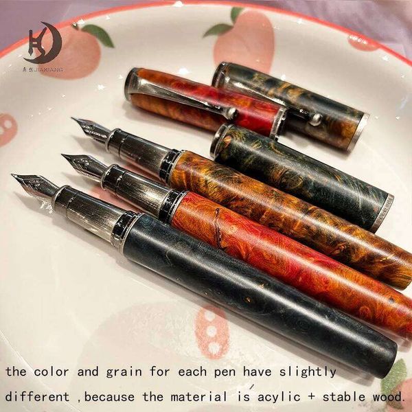 1 PCS High-Grade Vintage Stable Wood Copper Rod Fountain Pen,Luxury Writing Pen,Perfect for & Business,Back to School 26Y0522