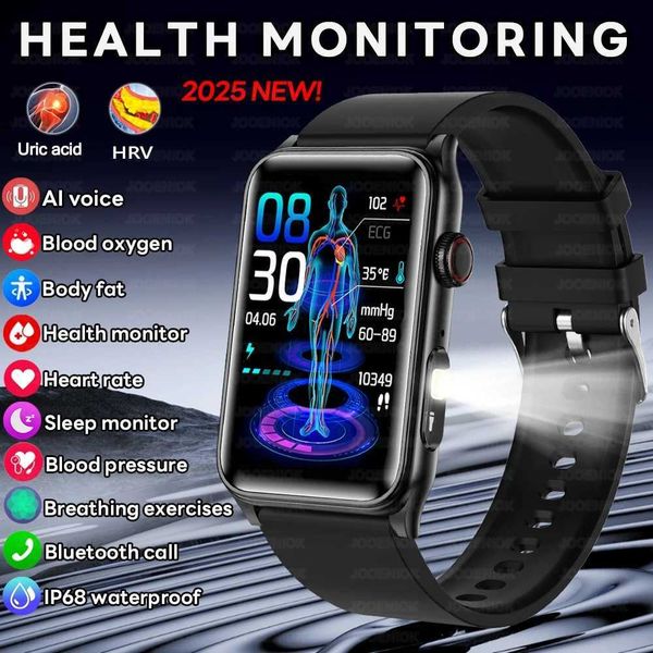 2025 New AI Health Manager Smart Watch Men Blood Pressure Blood Oxygen Sports Bluetooth Call Waterproof Health SmartWatchT260522