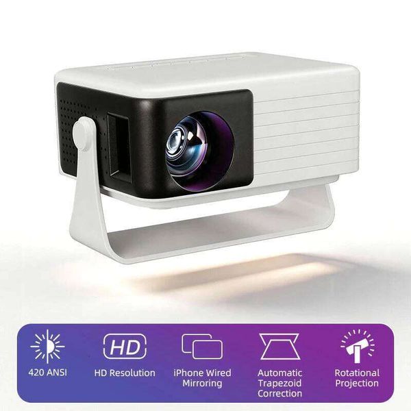AUN Y3 MINI Projector Home Theater Portable Smart TV Cinema Speaker Game Wired Mirror IPhone For Full HD 4K Video Via HDMI 26L0522