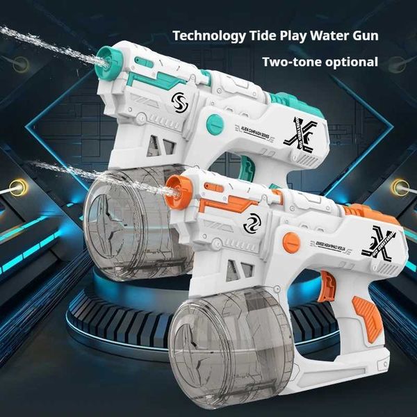 Automatically Water High Pressure Electric Water Gun Toys for Summer Outdoor Pool Party Fight Games Water Toys Boy Gifts L260523