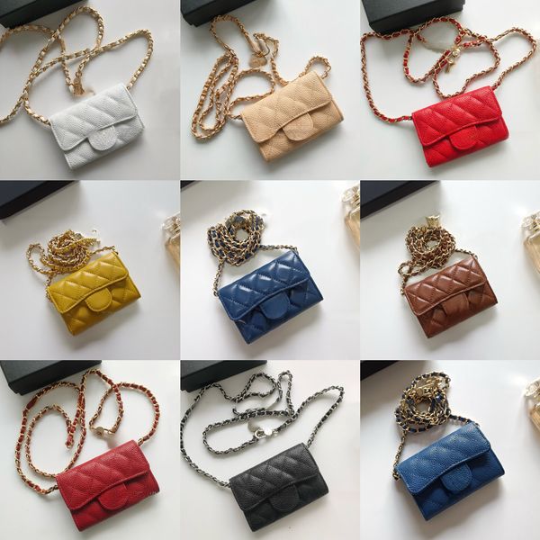 Designer wallet, ladies' bag, classic card bag, ID card bag, passport holder, caviar pattern coin bag, credit card wallet 555