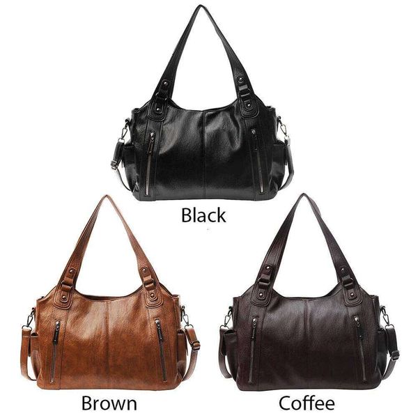 Designer Bag Tote PU Leather Zipper Shoulder Women — compare prices at CompareOffers
