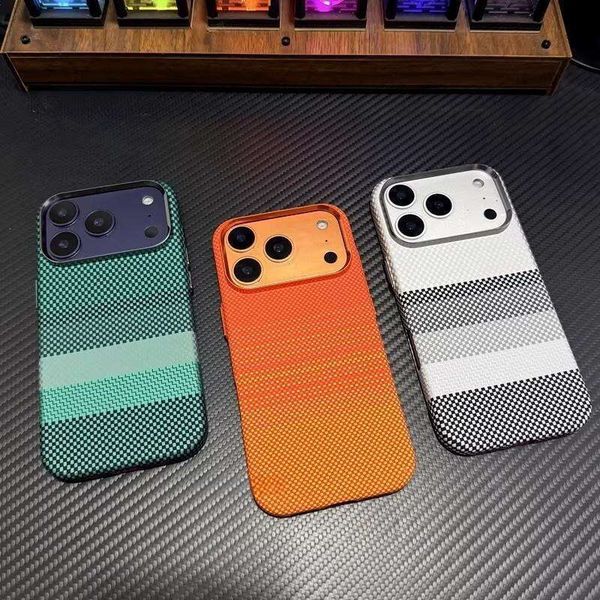 Minimalist Carbon Fiber Business Phone Case PITAKA Inspired I 17promax Alpine Creek Kevlar Skin Feel Phone Case Full Protection And Anti Drop