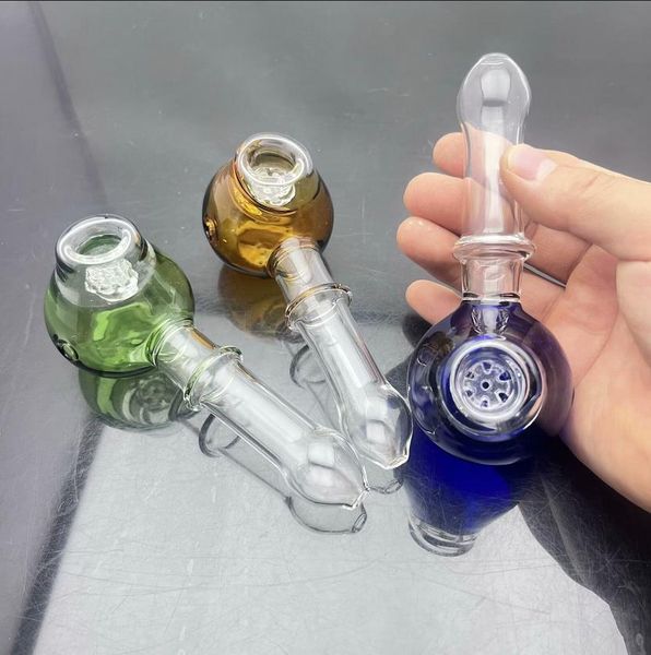 Hookahs Smoking Pipes Aeecssories Bongs New smoking set with thickened snowflake flakes and filter element glass pipe