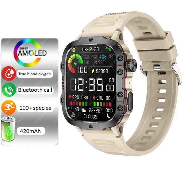 3AMT Smart Watch Bluetooth Call Fitness Tracker Heart Rate Blood Pressure Monitor Outdoor Sports Smartwatch for Men Women