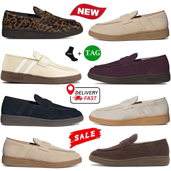 Designer Loafers Leopard Print Multi-Colour