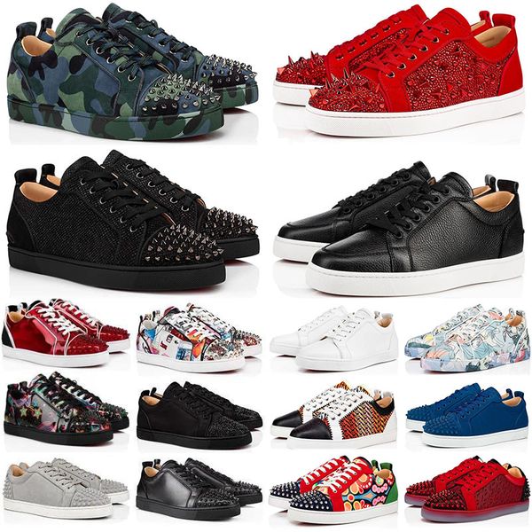 Designer Casual Sneakers Red Black White