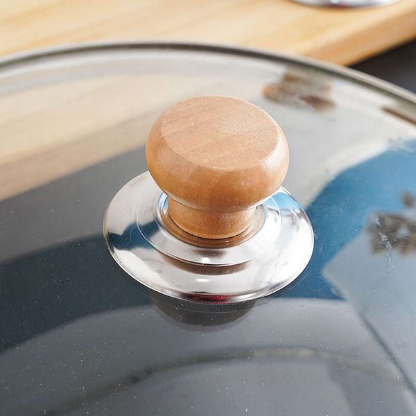 Directly supplied by the manufacturer, lids, solid wood kitchen utensils, universal wooden knob pot lid handles