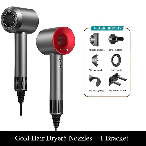 UURMI High-Speed Hair Dryer with 10M Negative Ions Collagen Intelligent Constant Temperature Multi-Settings L260526