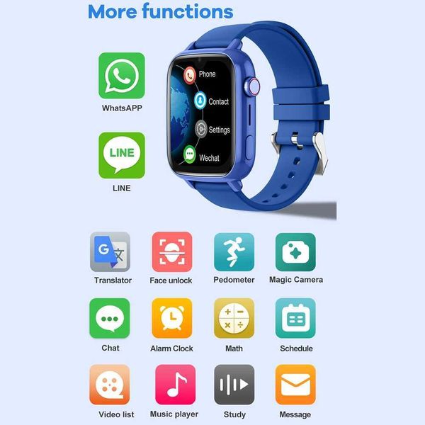 4G Smart Watch Kids G WIFI Video Call SOS APP Download Child Smartwatch Camera Monitor Tracker Location Phone WatchL260526A