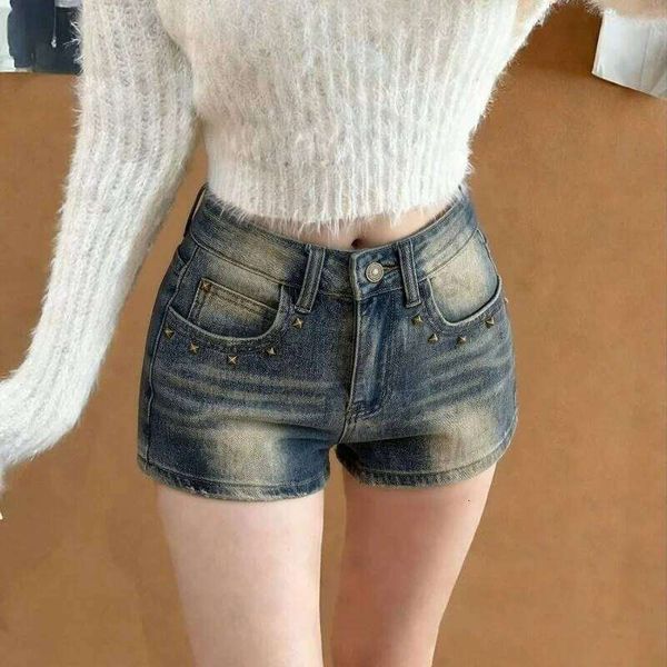 Summer Female Jeans Korean Slimming Denim Shorts High Waist Soft Comfortable Stretch Sexy Girl Y2K Trousers Vintage