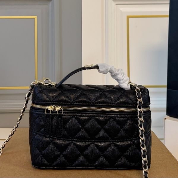 Flap bags retro chain bags high-end handbags fashionable genuine leather bags classic crossbody bags top designer bags high-quality women's bags 26c LP box bags