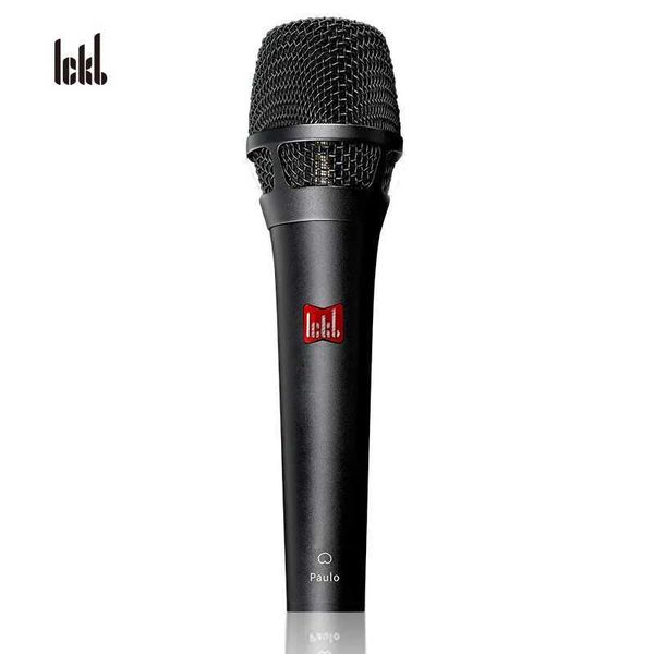 Ickb Paulo 48V Handheld Condenser Live Recording Microphone Broadcast Wired Vocal High Fidelity Sound Quality Super Cardioid T260525