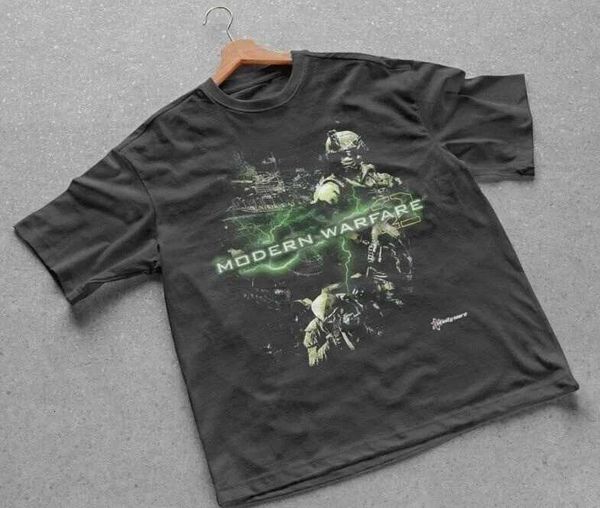 Modern Warfare 2 T Shirt Vintage Graphic Grunge — compare prices at CompareOffers