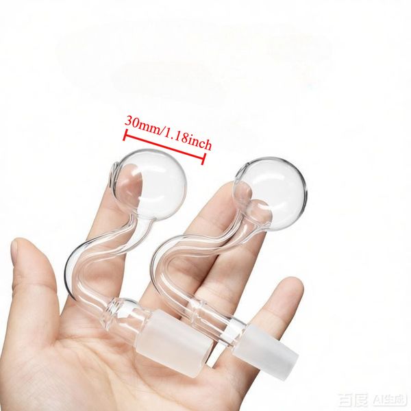 Clear Glass Oil Burner Pipe Smoking oil banger — compare prices at CompareOffers