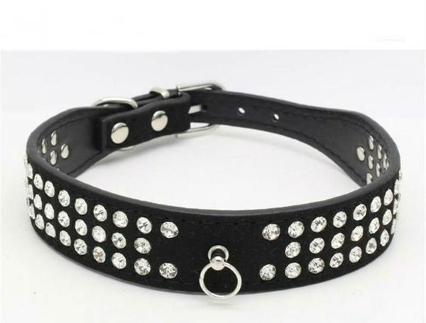 personalized Length Suede Skin Jeweled Rhinestones Pet Dog — compare prices at CompareOffers