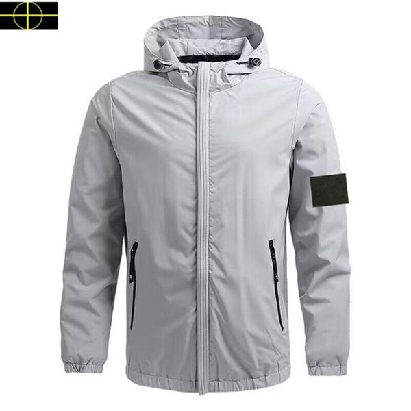 25Ss Men's Stones Jacket Spring And Autumn Windbreaker Islands Jacket Fashion M…