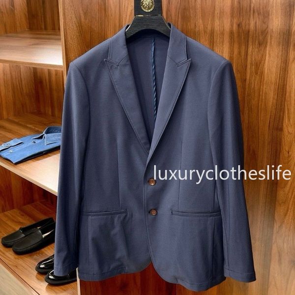 Designer Blazers for Men Spring and Summer Old Money Business Casual Coat L1289