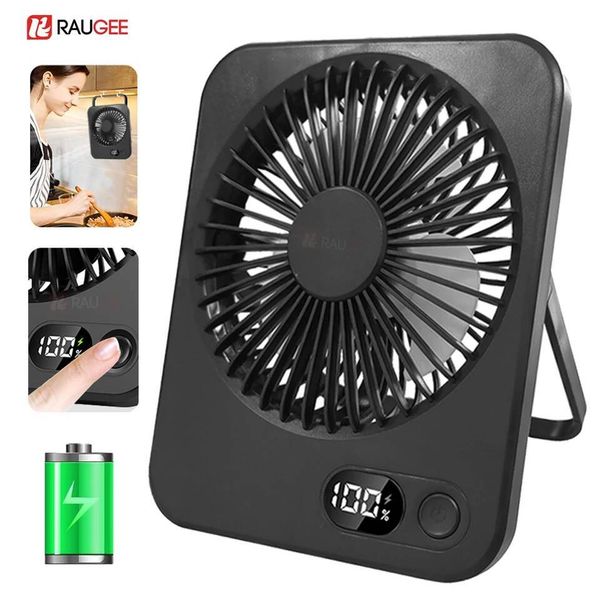 Desk Portable Mini Foldable Table With 5 Gear USB Rechargerable Wall Student Desktop Hang Fan For Office Home ddmynov