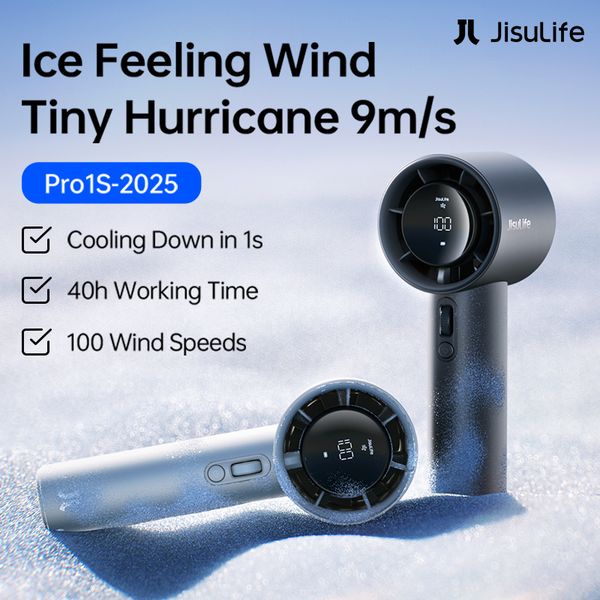 2026 New Upgrade Portable Fan Pro1S 2025,100 Levels,LED Display,5000mAh Rechargeable,Travel Essentials,Personal Handheld Fan