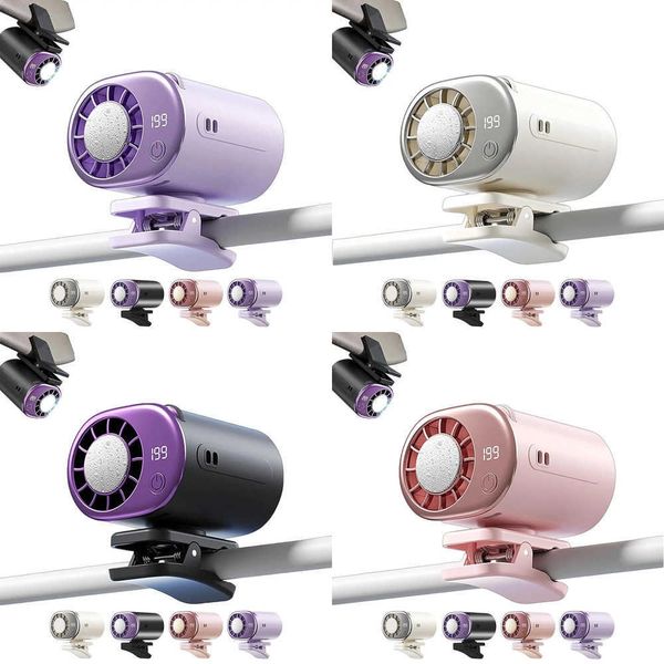 Car Clip Fan Mini Portable Outdoor Clip Umbrella Fan 199 Speed Waist Clip Electric fan 360 USB Rechargeable Desktop Cooling fan Z260526KA8R