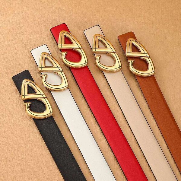 2026 New thin 25mm Women Famous Style Metal Buckle Brand Leather Ladies Luxury Belts for women Strap jeans belt 26L0528