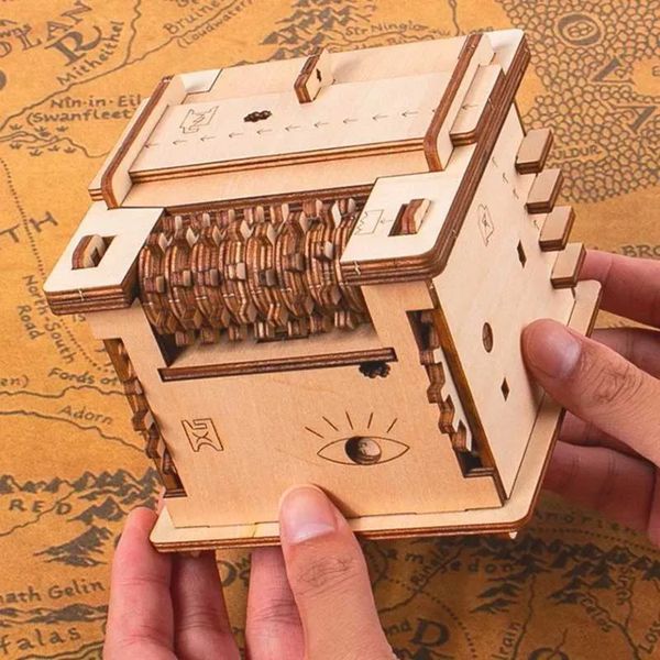High Difficulty 3D Wooden Box Puzzle Brain Teaser Games For Adults Caja Rompecabezas IQ Toys Casse Tete Juegos Inteligencia 003