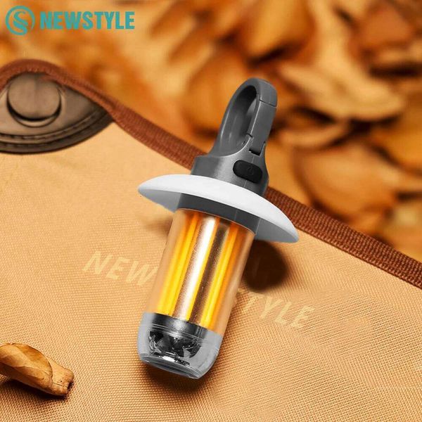 LED Camping Lantern Rechargeable Portable Flashlight Work 5 Modes Hanging Tent Lamp 8 Light Filaments Outdoor S260527