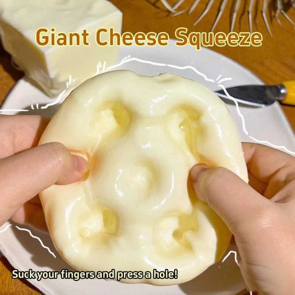 Handmade Oil Cheese Squishy Ball Non-Rebound Pinch Stress Relief Toy Squeeze Decompression Plastic Ball for ParTY Gifts Z260528