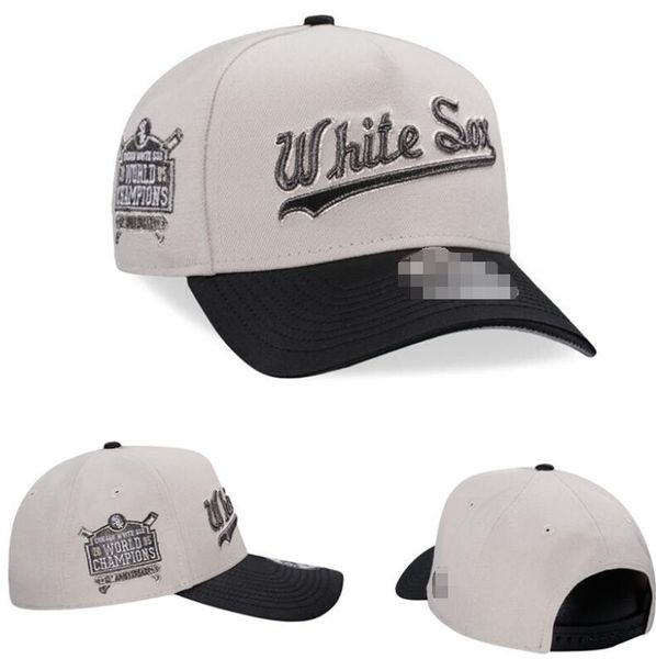 2026 White Sox Basketball Snapback 2025 World Series Baseball Champs Champions Snap Back Hats Womens Mens Flat Caps Strapback Hip Hop Cap Sports Fitted size Hat a37