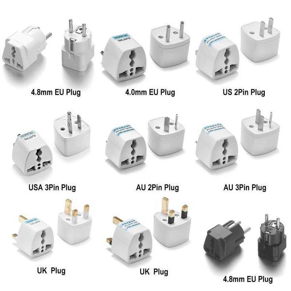 US To EU Plug Adapter Korea KR Euro Europea To America China Canada UK AU Universal Travel Adapter AC Converter Power Adaptor Z260528