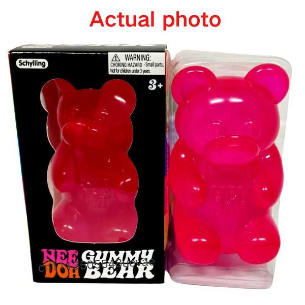 Needoh 12cm Big Bear Maltose Pinch Stress Relief Stress Relief Toy Pinch sic Stress Relief Tool Slow ReboundJ260528