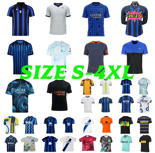 19 20 21 22 23 24 25 26 27 LAUTARO ROSSI InterS Milanse soccer jerseyS 2026 2027 Maglia BARELLA CALHANOGLU THURAM P.ESPOSITO DUMFRIES DIMARCO SKRINIAR football shirt