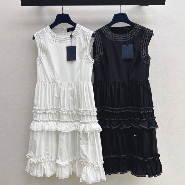 dresses women's Designer dresses for woman Designer Casual dresses Spring and Summer Collection: Denim Blouse with Striped Pattern, Paired with Belt and Skirt L01