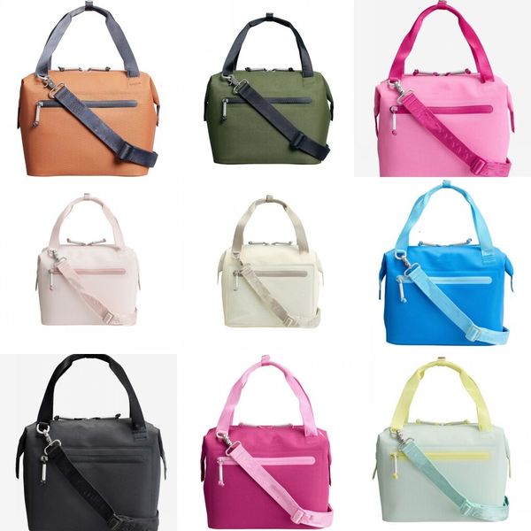 US Stock Lunch Bags All Day Julienne Mini Soft Cooler Bag and Lunch Box 10 Can Recycled Polyester Blue 0702
