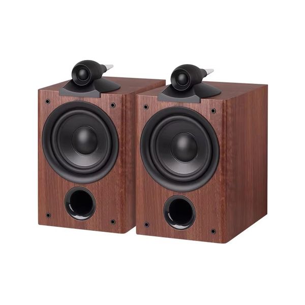 Q1 HIFI Desktop Passive Speakers Home Stereo 60Wx2 Power Audiophile Passive Bookshelf Speakers 2 Way Crossover 5.25 Inch Bass
