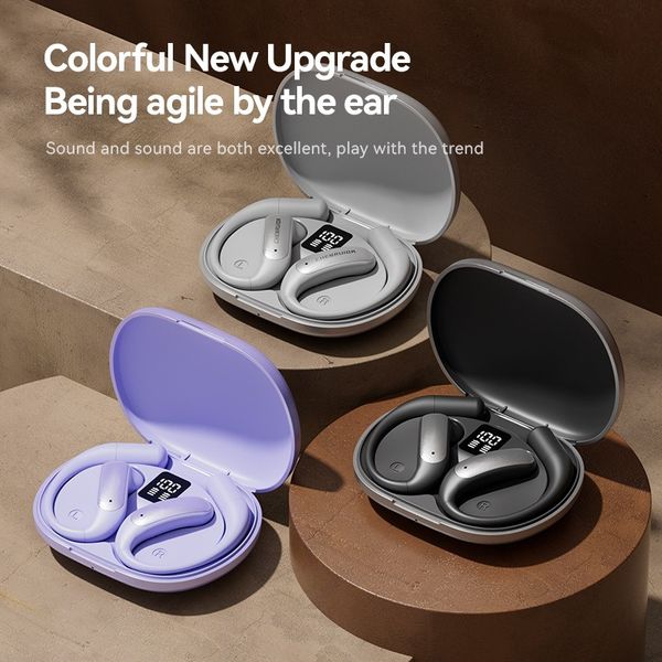 AI Translation M127 Wireless Ear-Hook Bone Conduction Open-Type Noise Cancelling Bluetooth Headphones