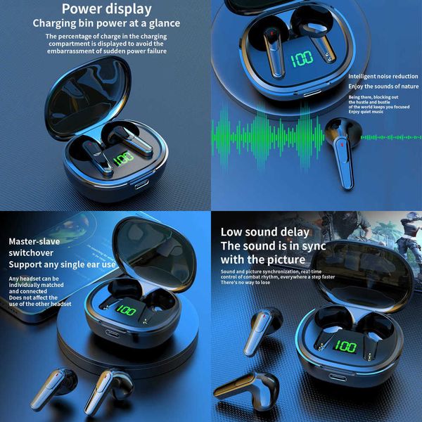 Pro 50 Bluetooth Earphones With True Wireless TWS Earplug Style Noise Reduction For Gaming And Esports Bluetooth Earphones Pro 5 X260529