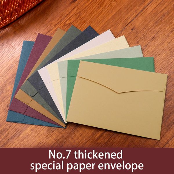 20pcs Large Western C5 Envelopes - Thickened Solid Color for Invitations Greeting Cards Wedding Envelopes Gift Envelopes 260527
