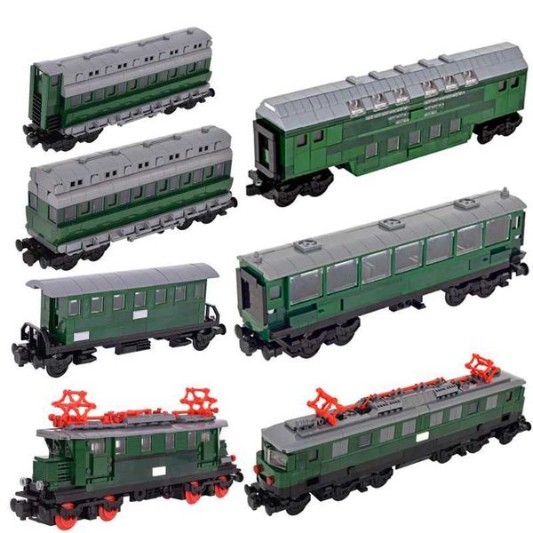 MOC City Creative Idea Train Brake Classic Auto Building Classic Auto Blocks Bricks Assembled DIY Toys C260529