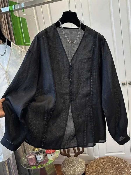Fashion White Shirts Women Long Sleeve Oversize Blouse 2025 New Spring Summer Basic Tops Chic Shirt for Women