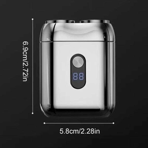 Double Charging Electric Shaver Waterproof Rechargeable Miniature Beard Trimmer Groing for MenJ260530
