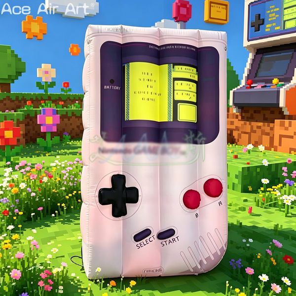 Retro Handheld Game Console Inflatable Model Giant Blow Up Classic Game Player Replica for Themed Party Gaming Event & Decor