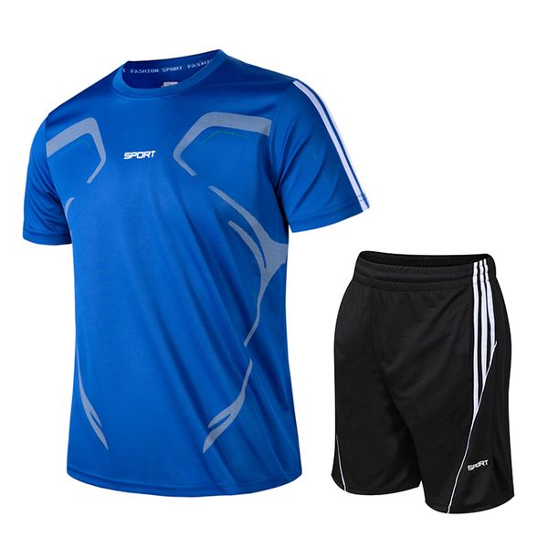 Summer Sports Set Crew Neck Breathable Slim Fit Plus Size